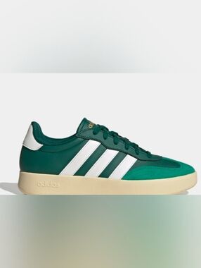 NWT- Adidas Barreda Green & +White Sneakers 10.5 Men's 11.5 Women's